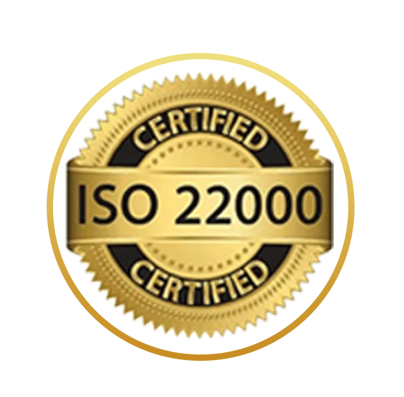ISO 22000 Certified